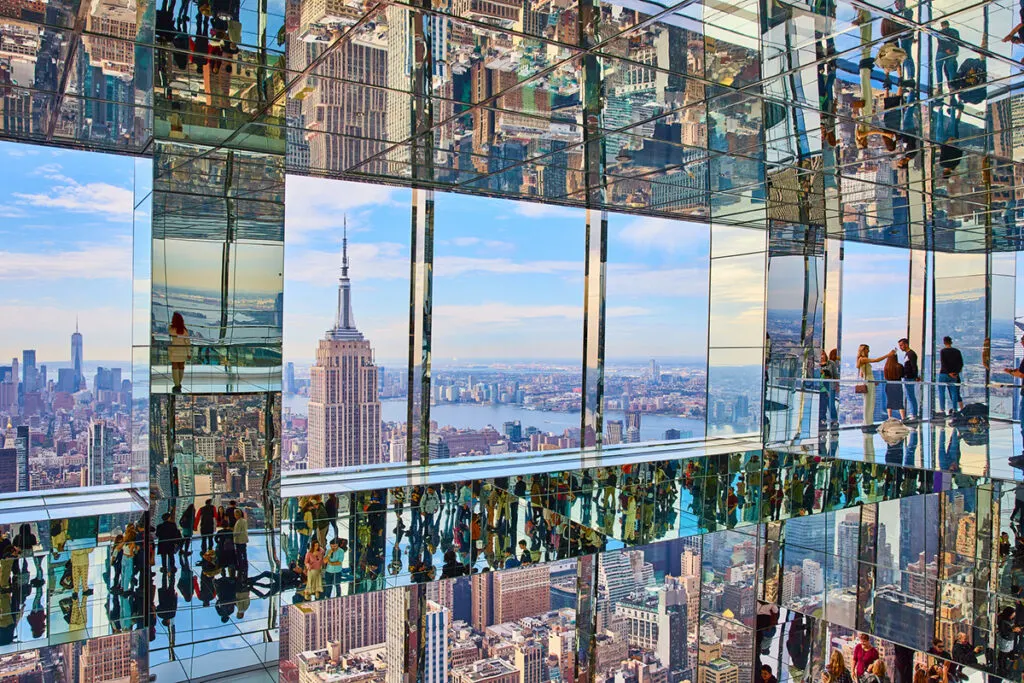 View of the Empire State Building from SUMMIT ONE