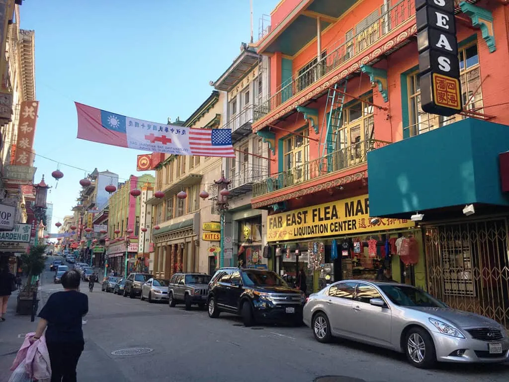 Walking through Chinatown