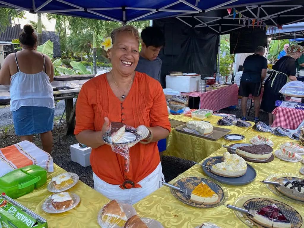 Dessert tent at Muir Night Market