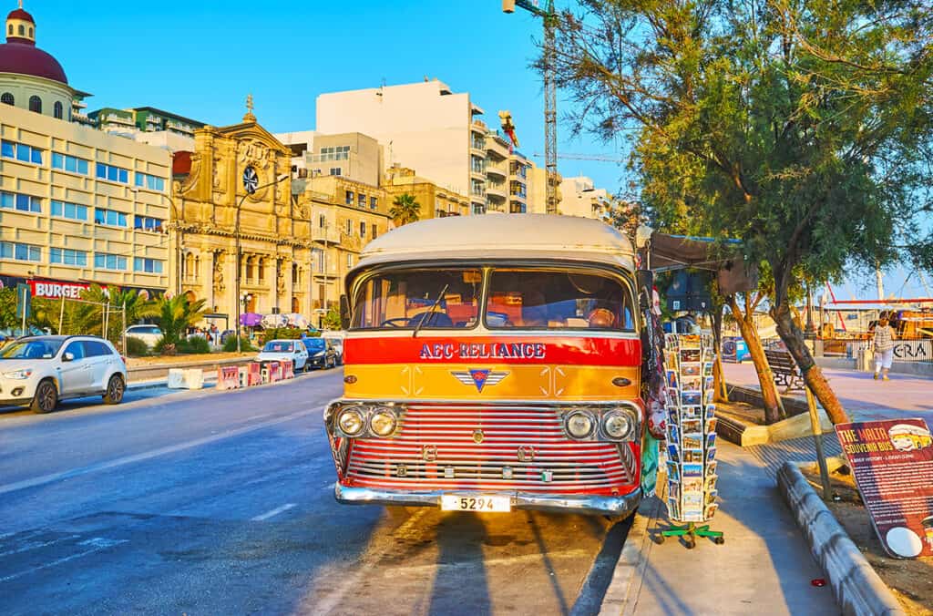 The iconic Maltese buses