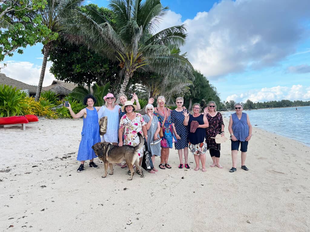 Ladies in Rarotonga