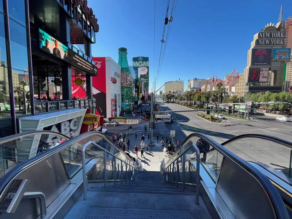 Escalator in Las Vegas