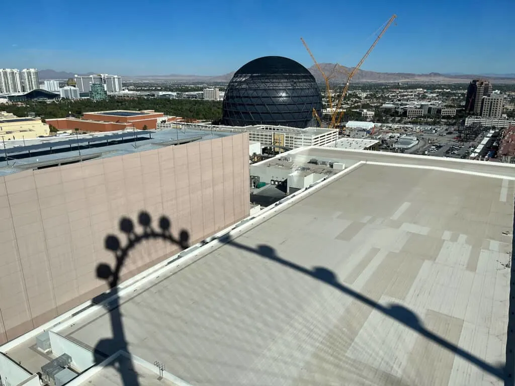 MSG Sphere under construction