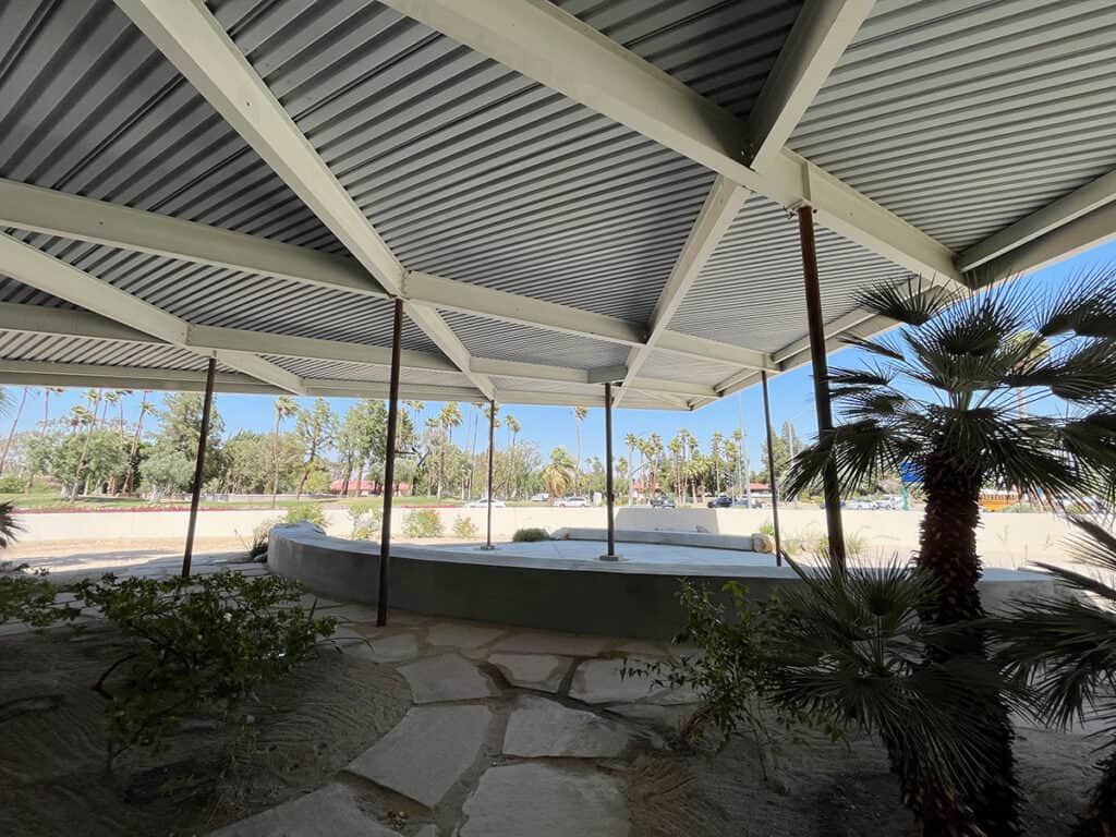 Palm Springs Visitor Center roof