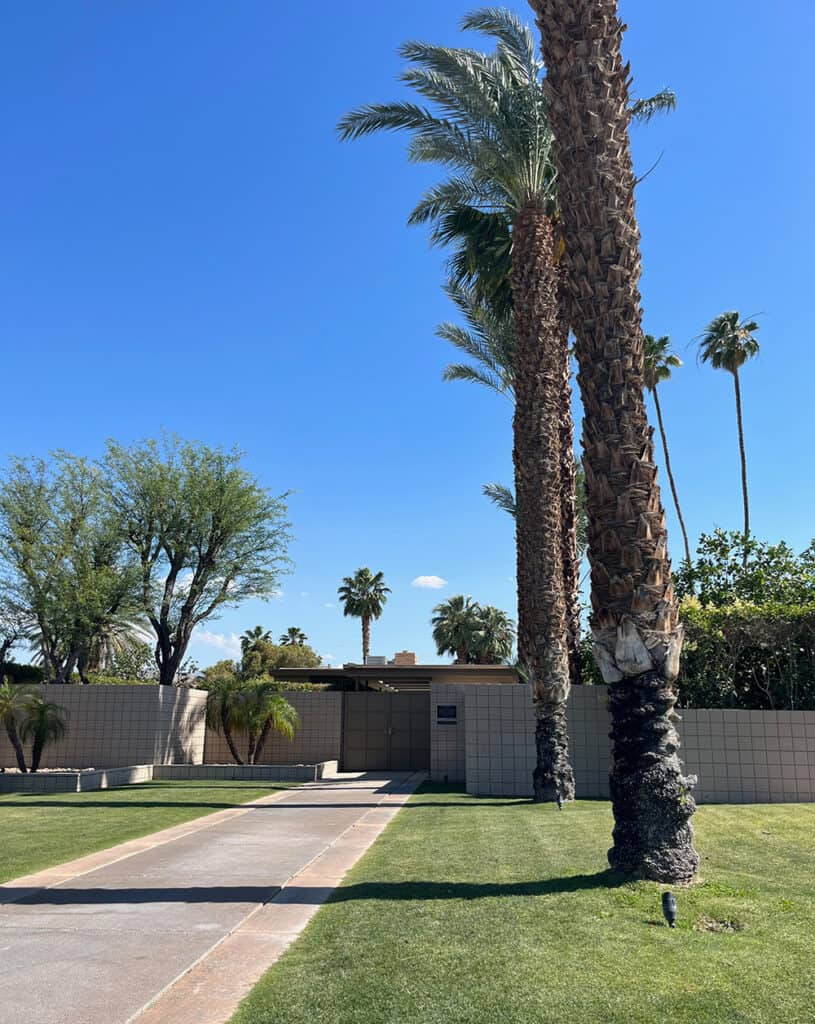 Frank Sinatra's house in Palm Springs 