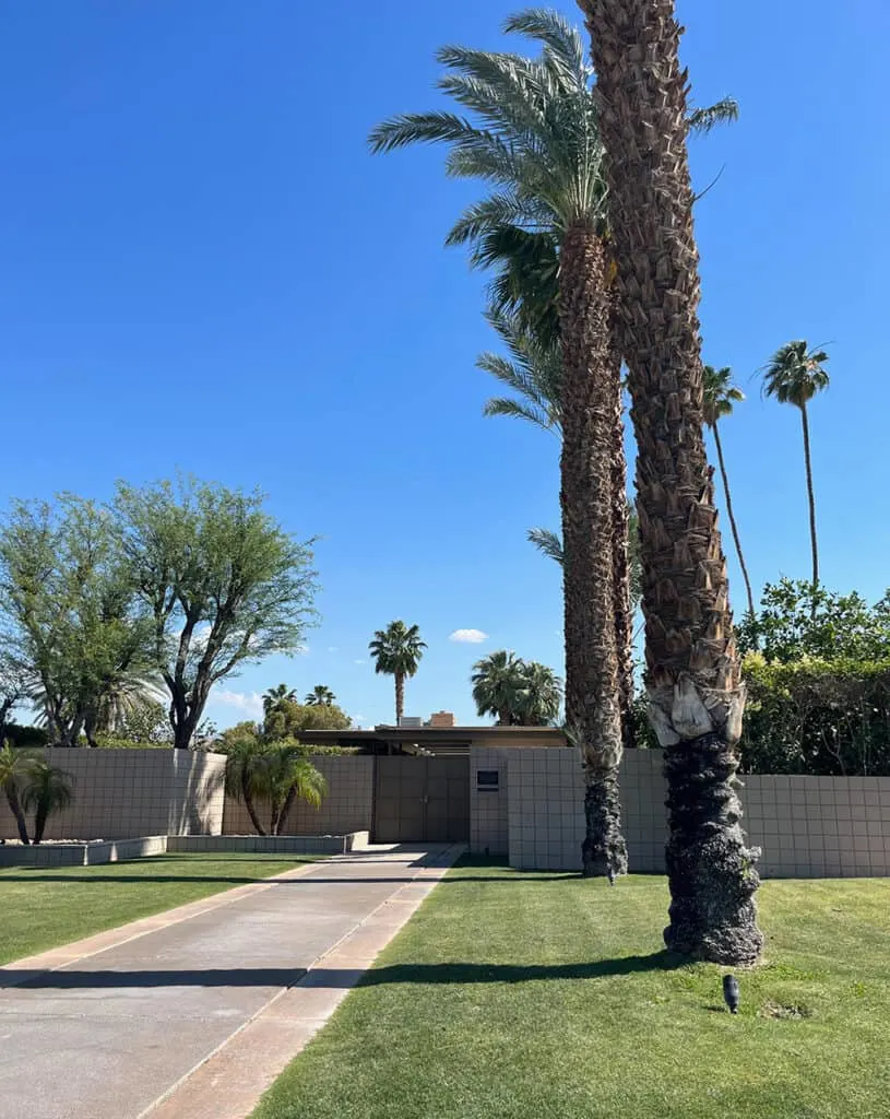 Frank Sinatra's house in Palm Springs 