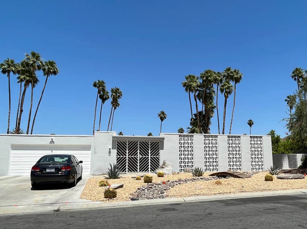 Palm Springs mid-century modern home