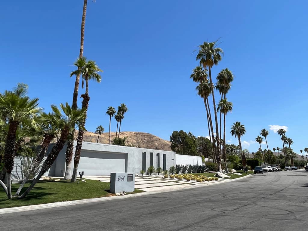 Palm Springs mid-century modern home