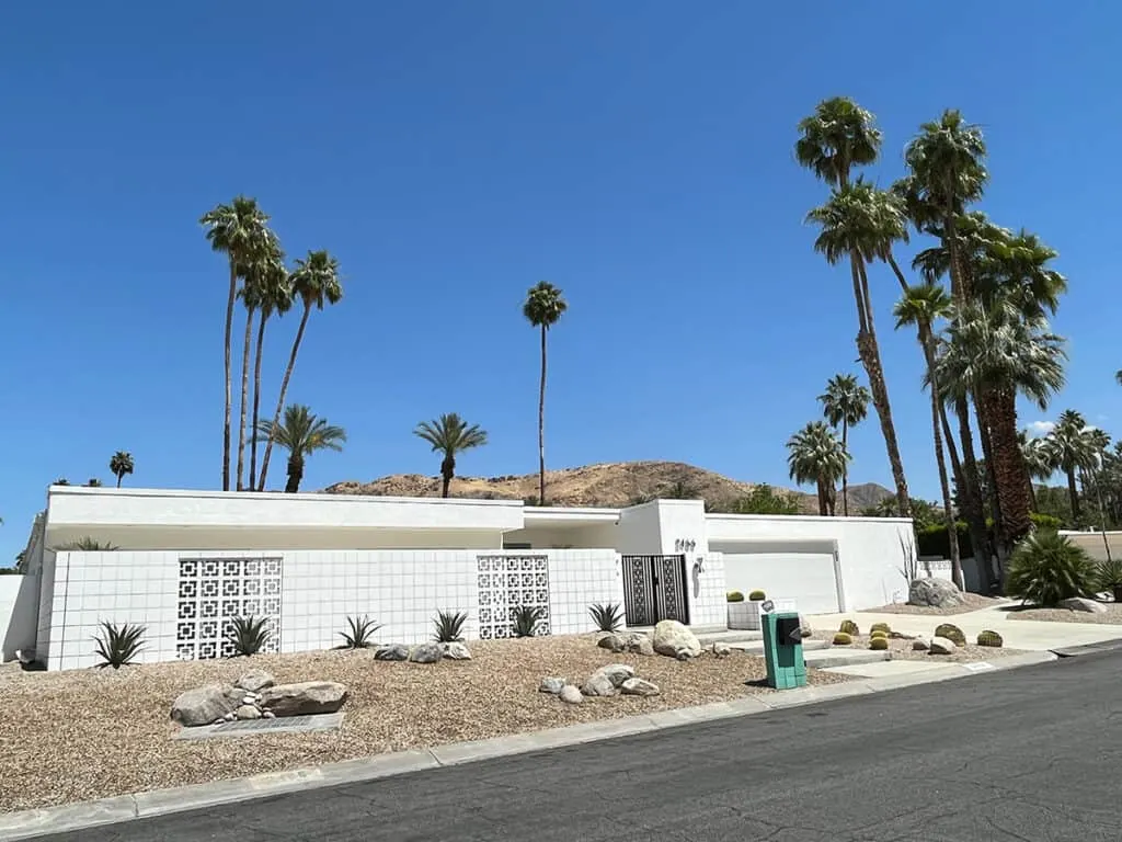 Palm Springs mid-century modern home