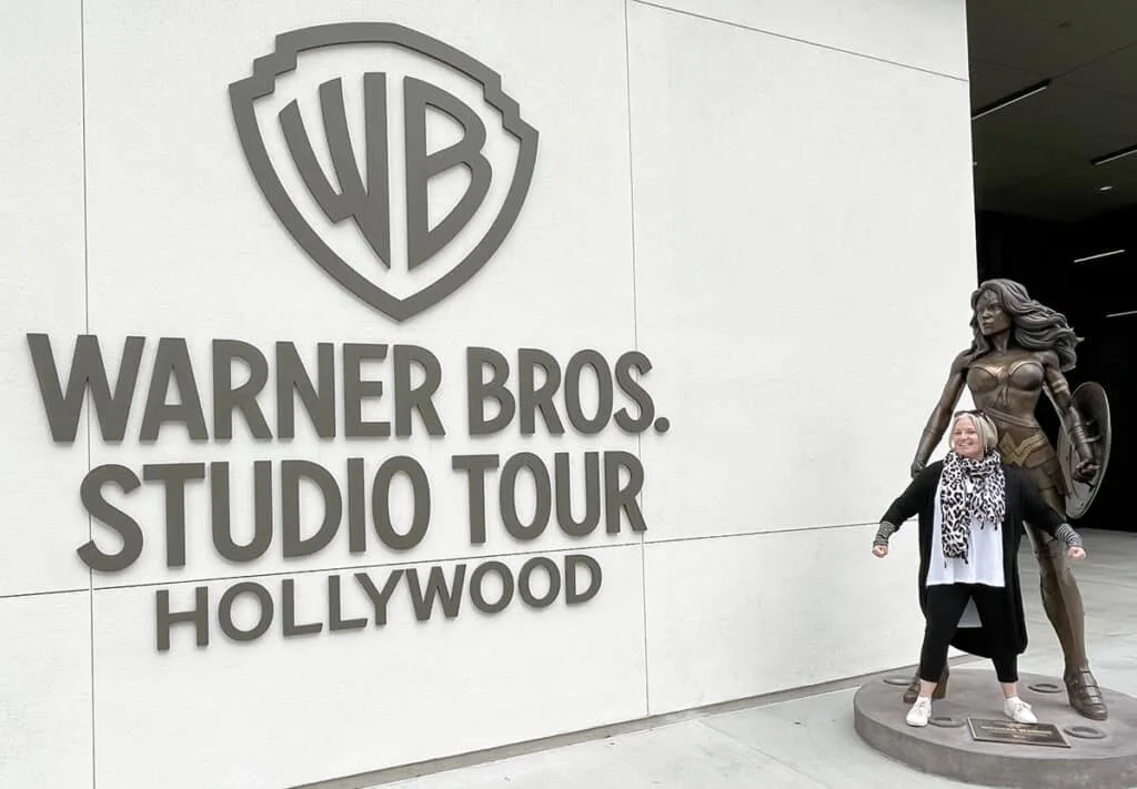 Megan and Wonder Woman at Warner Bros