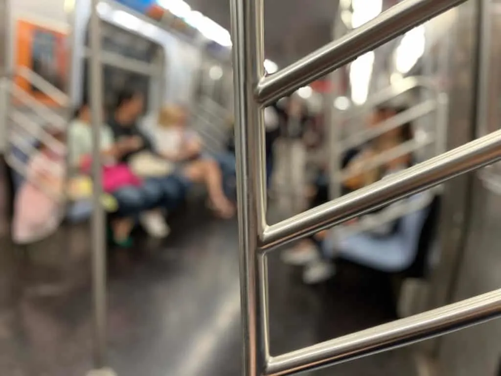 Pic on New York subway