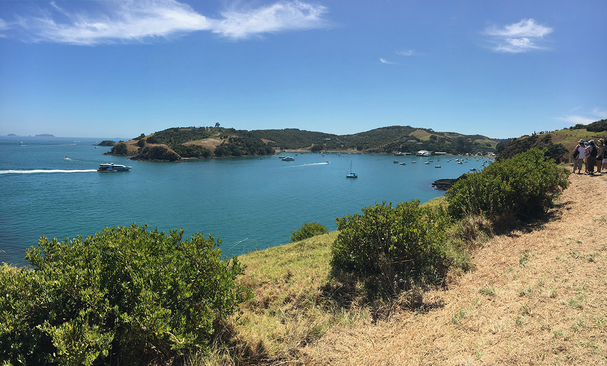 Ferry arriving at Waiheke Island