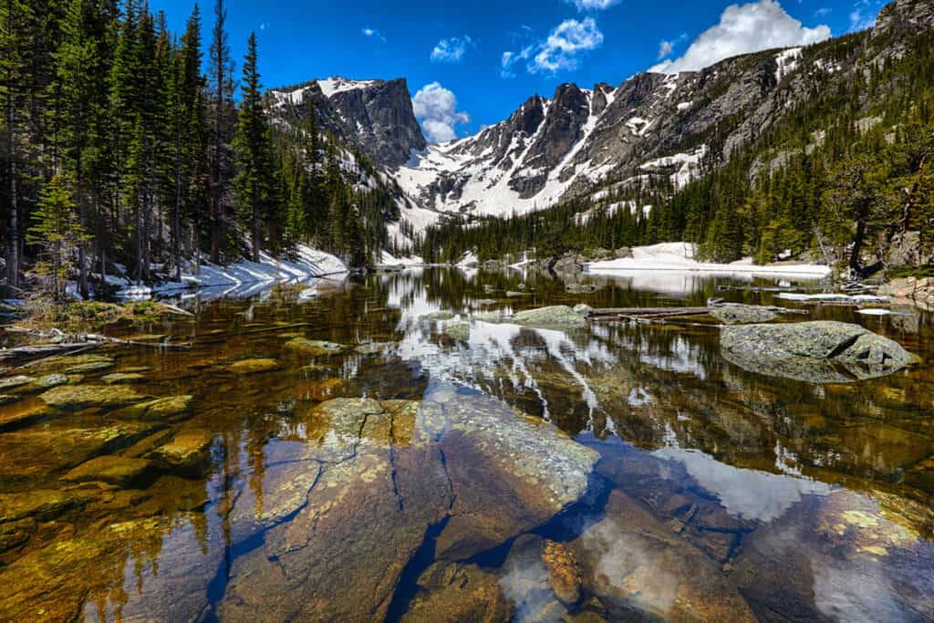 Dream Lake reflections, Colorado