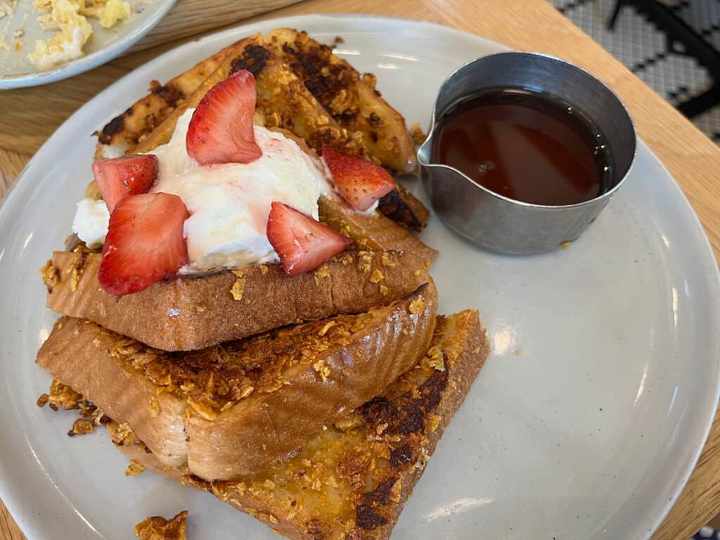 Joanna's crunchy French toast