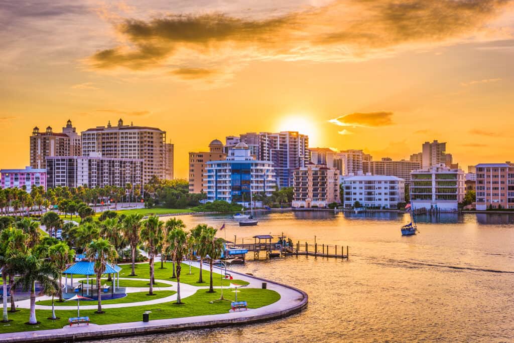 Sarasota at sunset