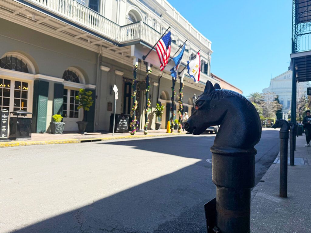 Bourbon Orleans street view