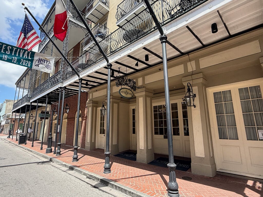 Hotel St Marie exterior entrance