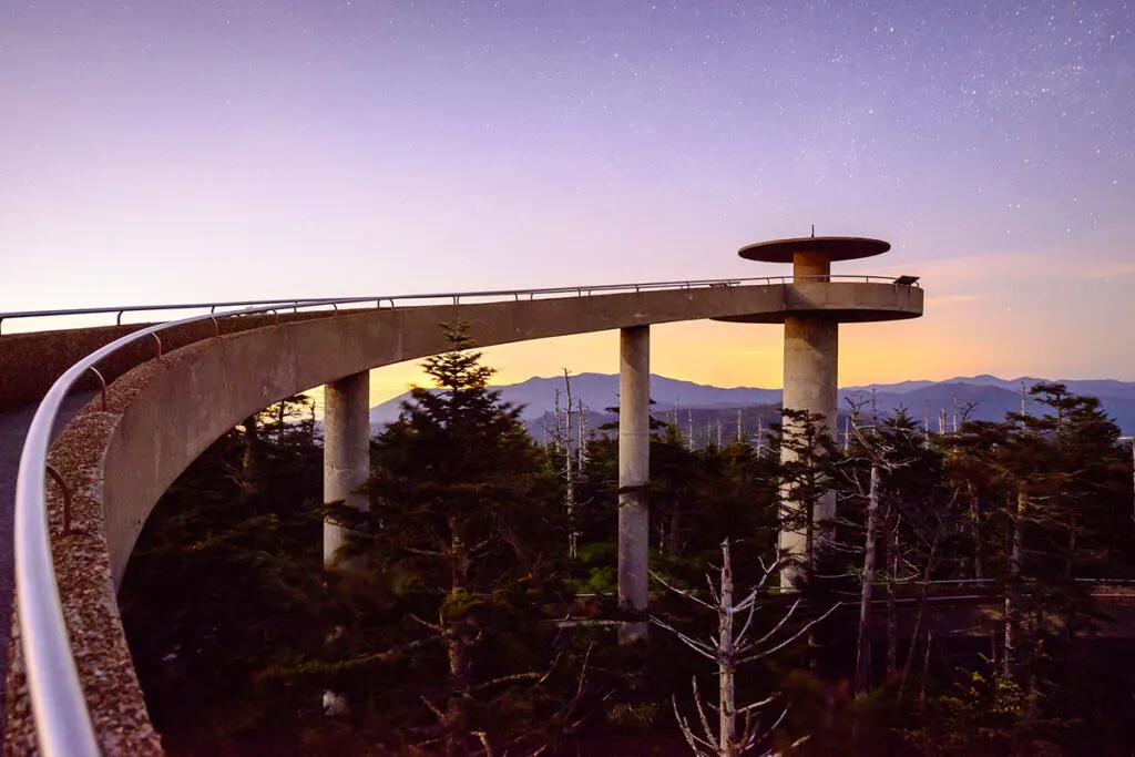 Observation deck at Clingman's Dome