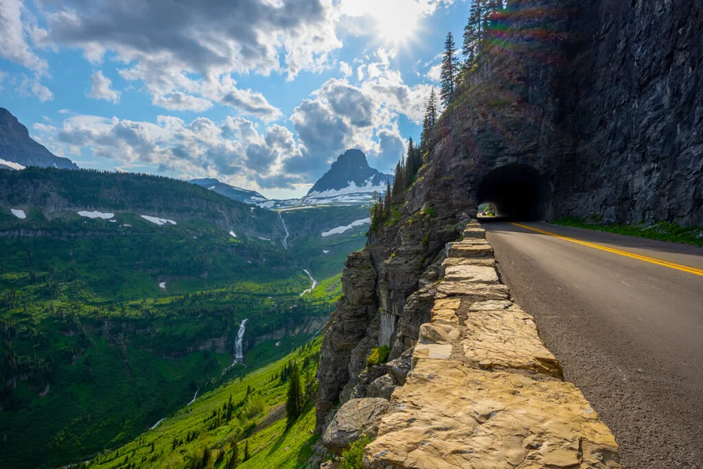 Going to the Sun Road views