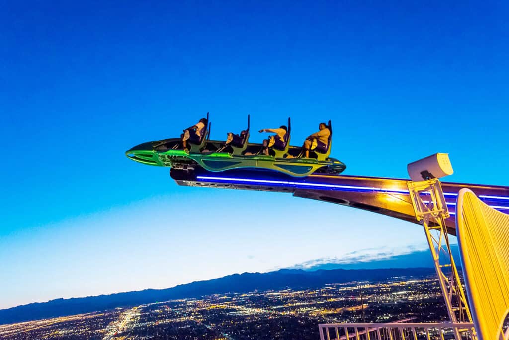 X-Scream ride on Stratosphere Las Vegas