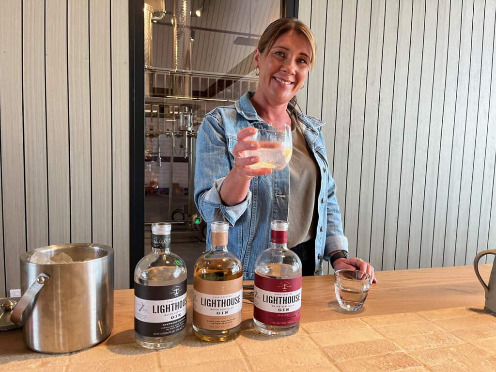 Rachel Hall, head distiller at Lighthouse Gin