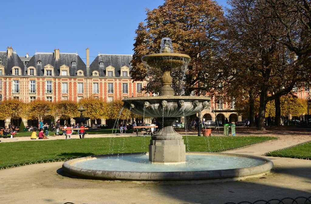 Fountain at the Marais