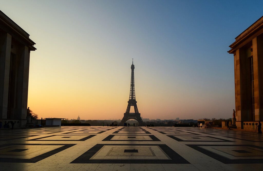 Sunrise over Paris