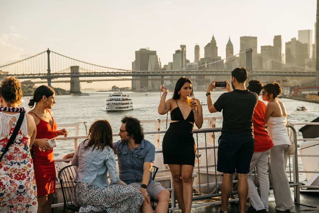 NYC harbor cruise views on July 4th