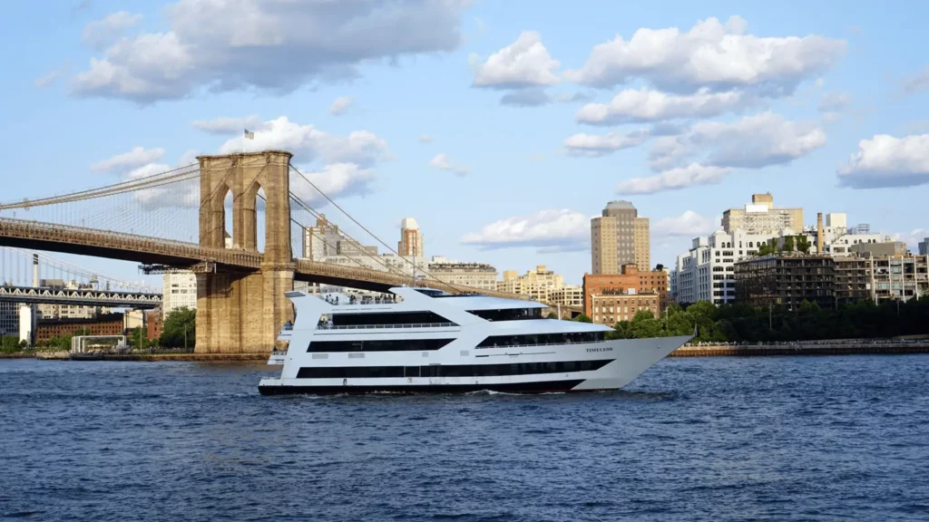 Timeless Yacht NYC on the harbor