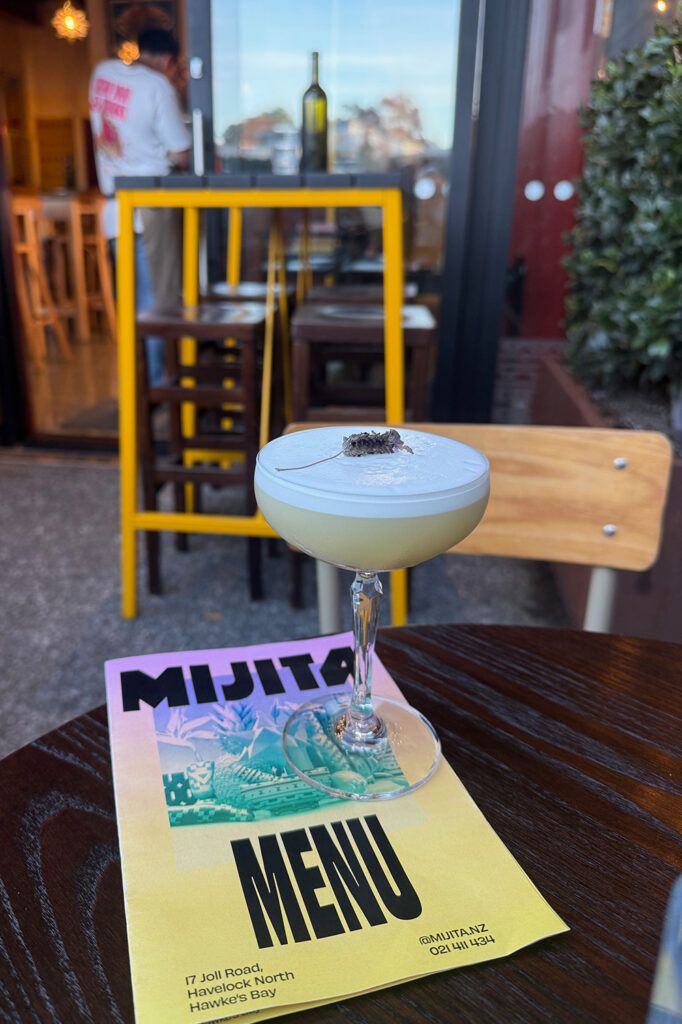 My feijoa sour cocktail
