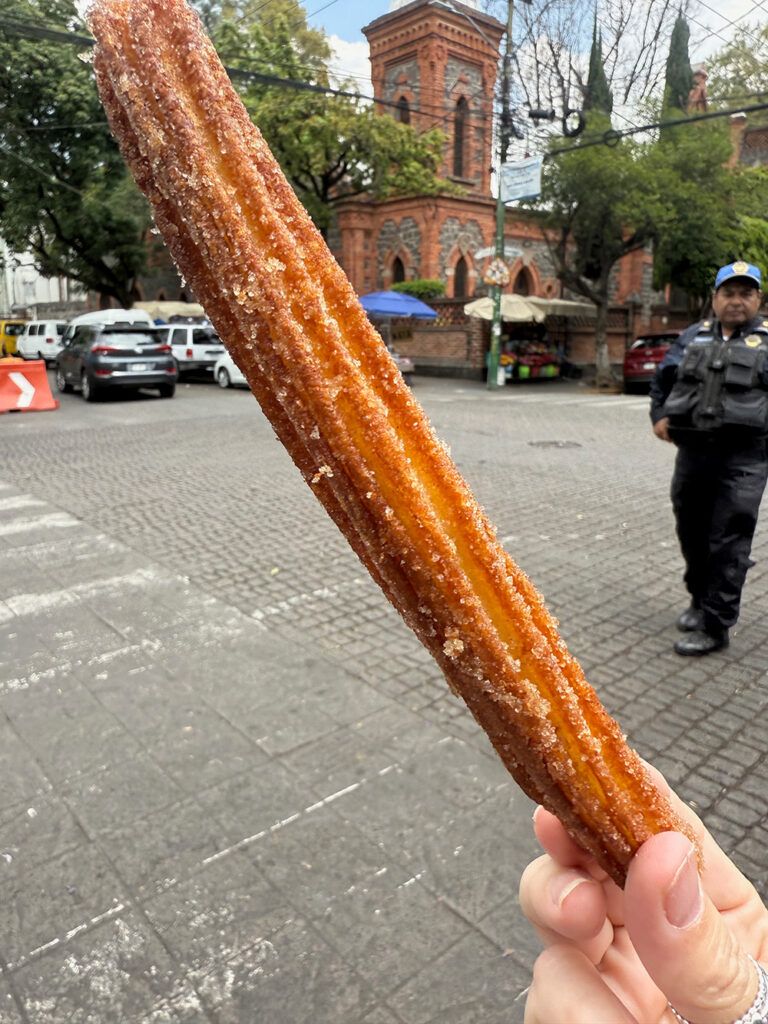 Crispy and delicious churro