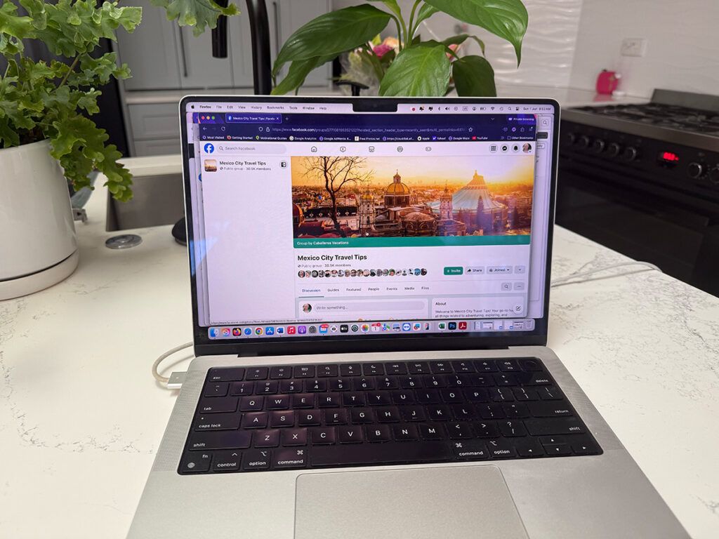 Facebook page for Mexico City