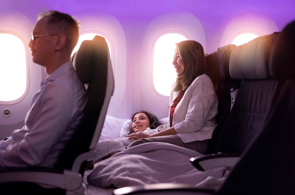 Air New Zealand Premium Economy v Skycouch Review - Blogger at Large