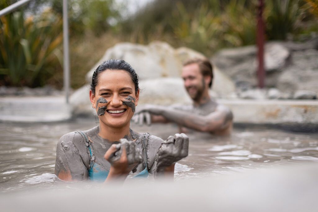 Slathering in mud at Hell's Gate