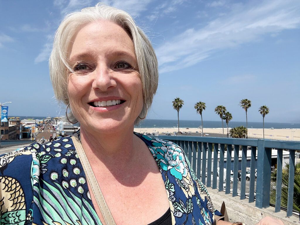 Megan on Santa Monica Pier