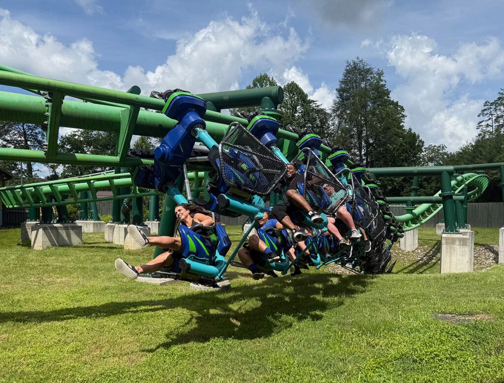 Dragonflier ride at Dollywood