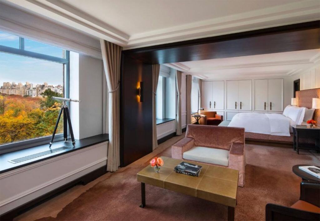 Ritz Carlton room with a view - and a telescope