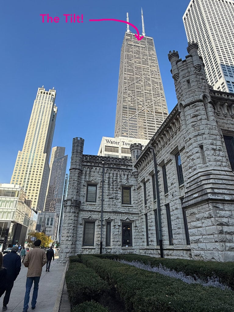 The Tilt from the ground level