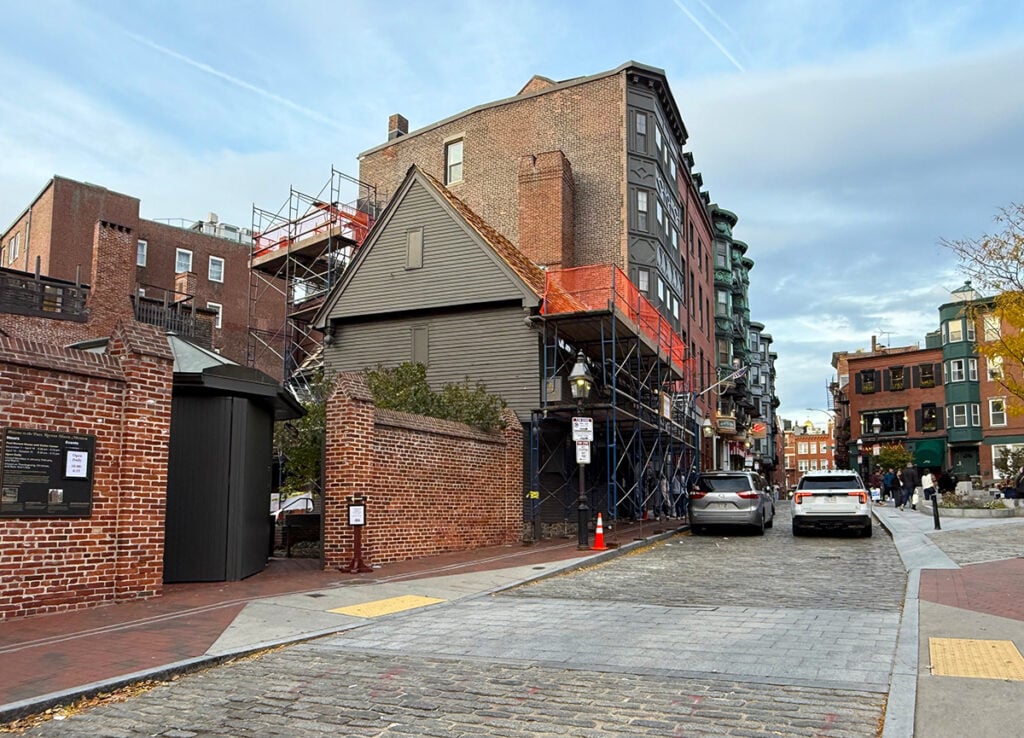 Paul Revere house undergoing some renos