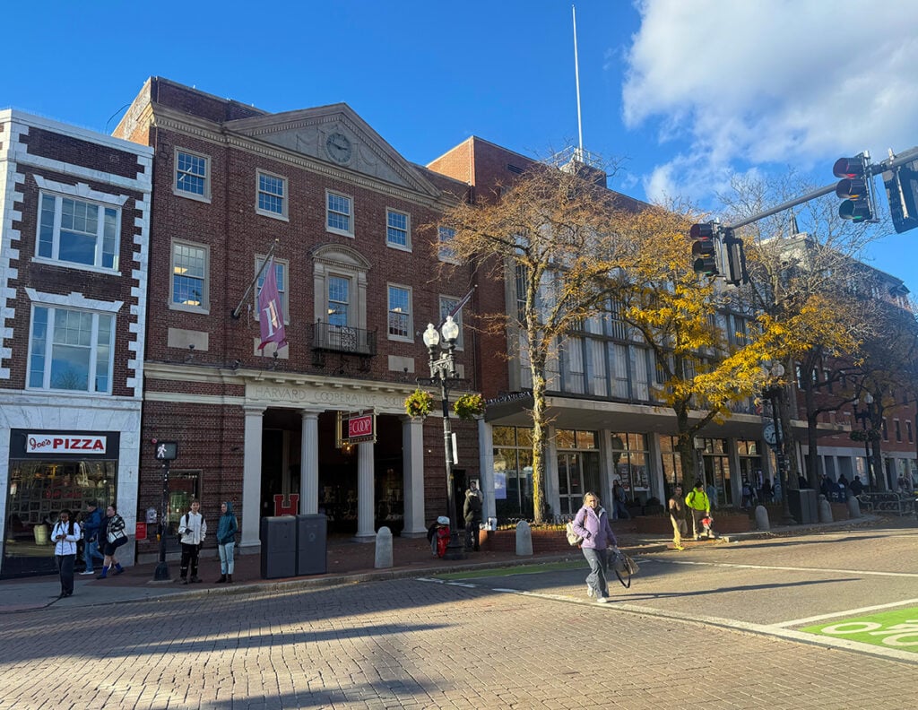 Harvard co-op shop