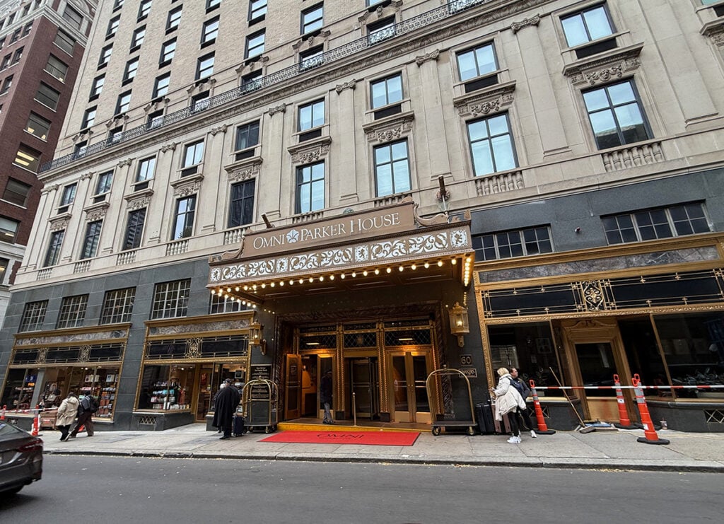 Omni Parker House, home of the Boston Cream Pie