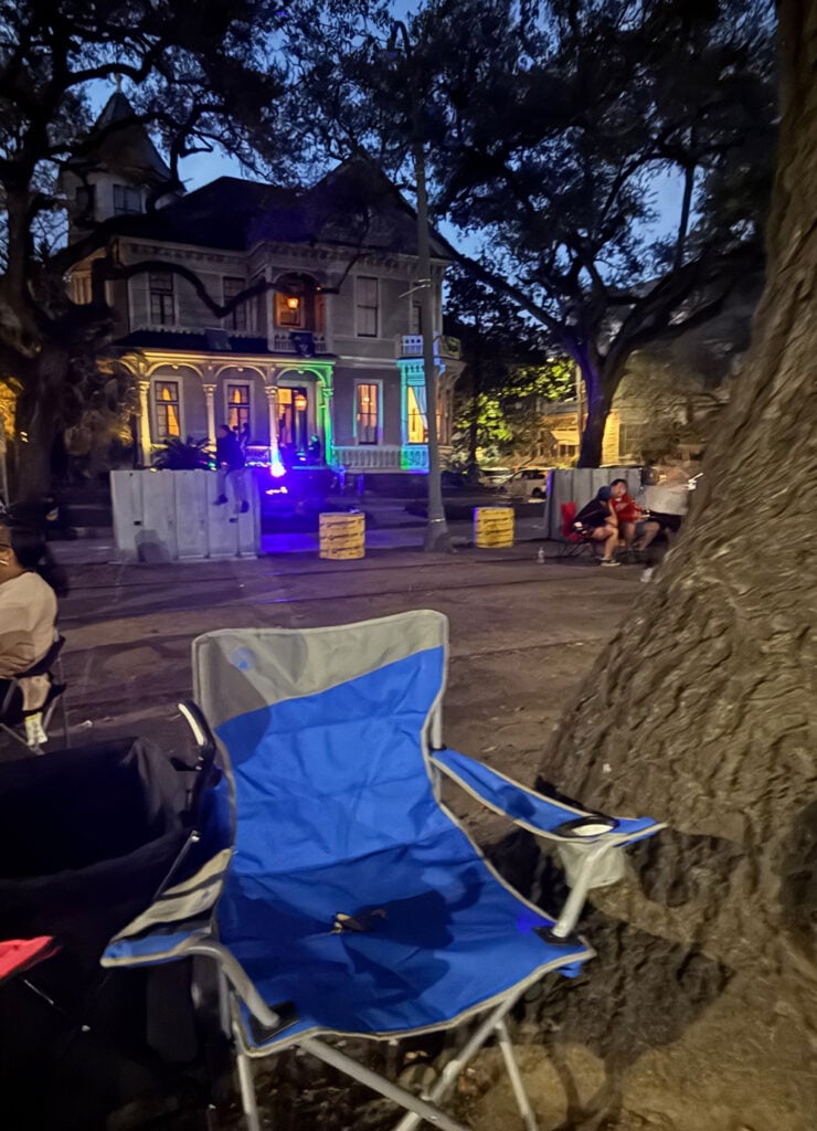 Parade route house in Garden District