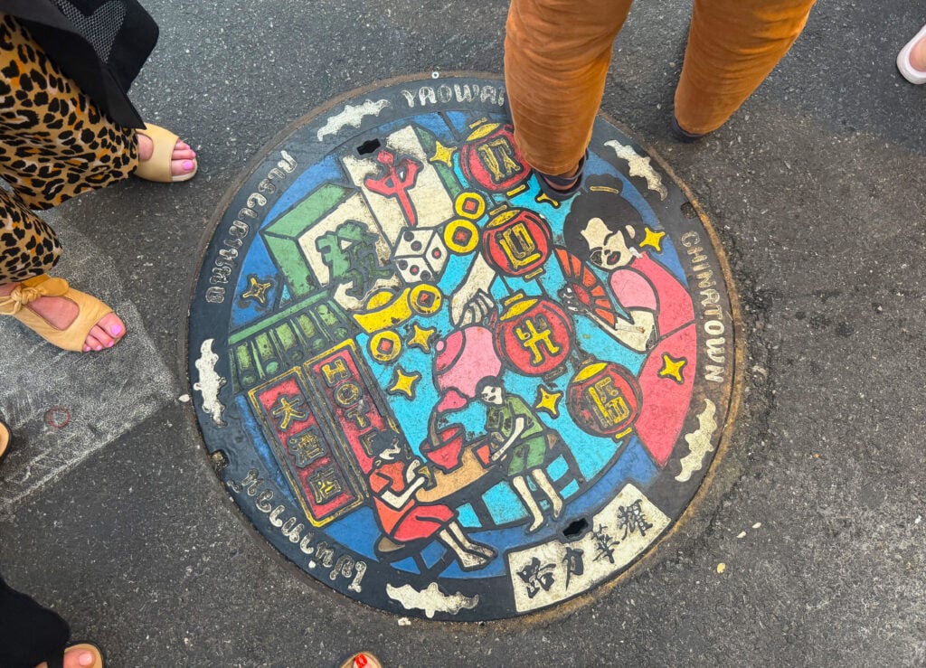 Man hole cover Chinatown, Bangkok