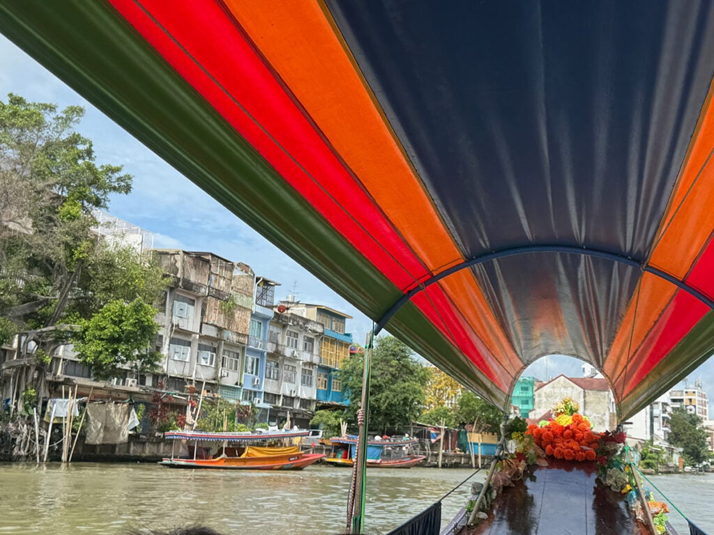Houses along klongs (canals) off the Chao Phraya River