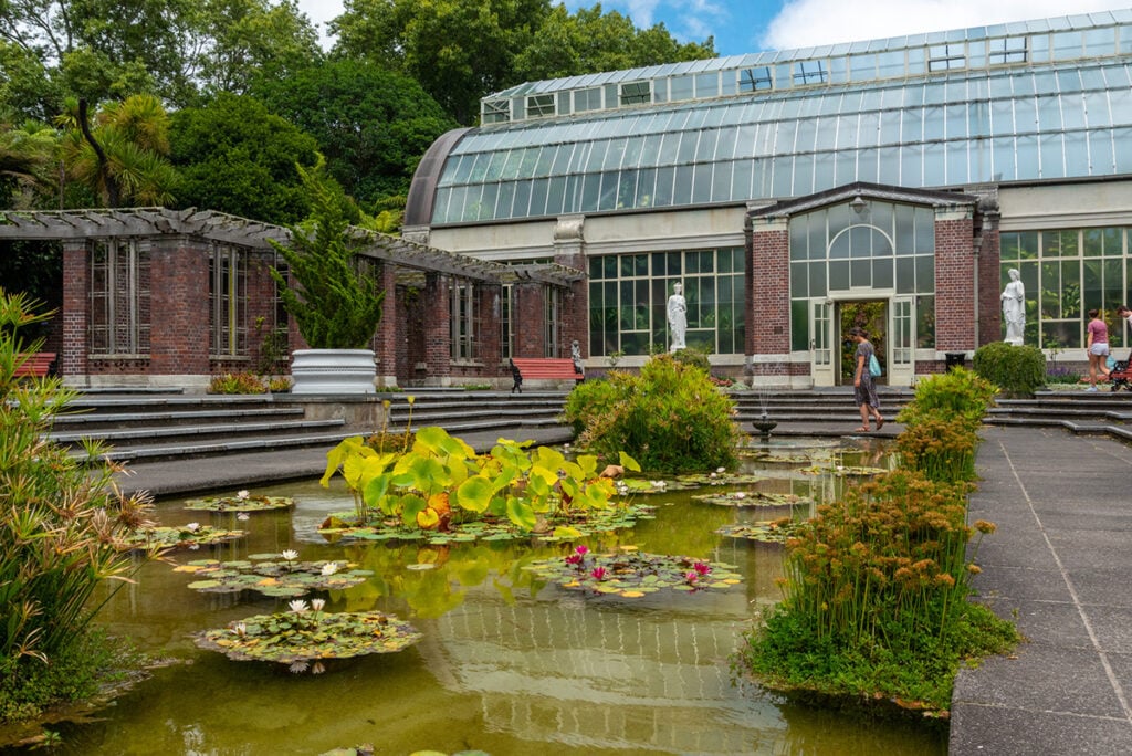 The Wintergarden glasshouse and gardens are free to explore
