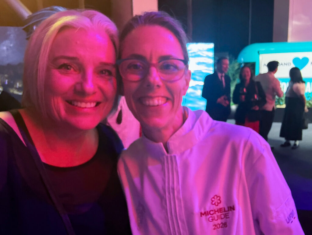 Megan with Teresa Pert from Ortega, who won a star