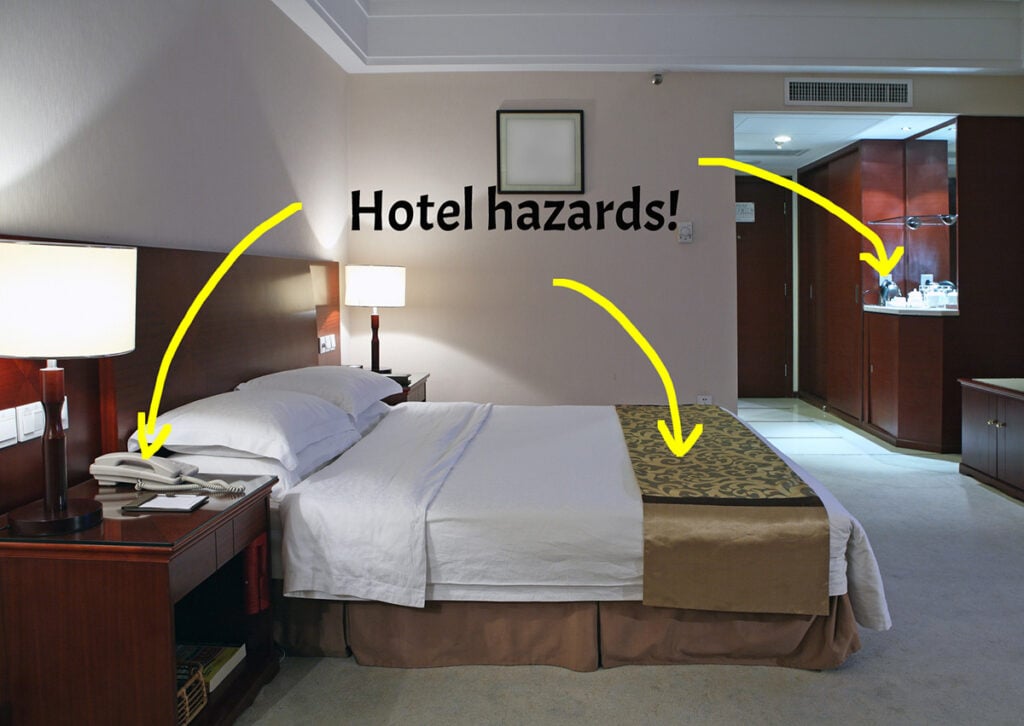 beware of these hotel hazards