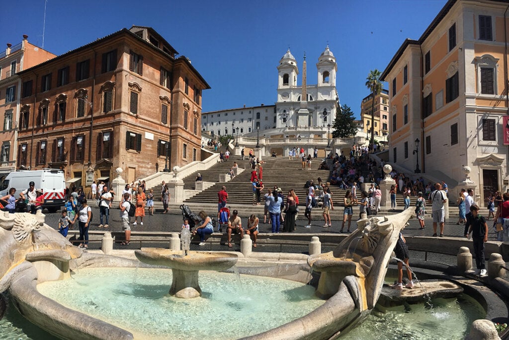 Spanish Steps without too many people