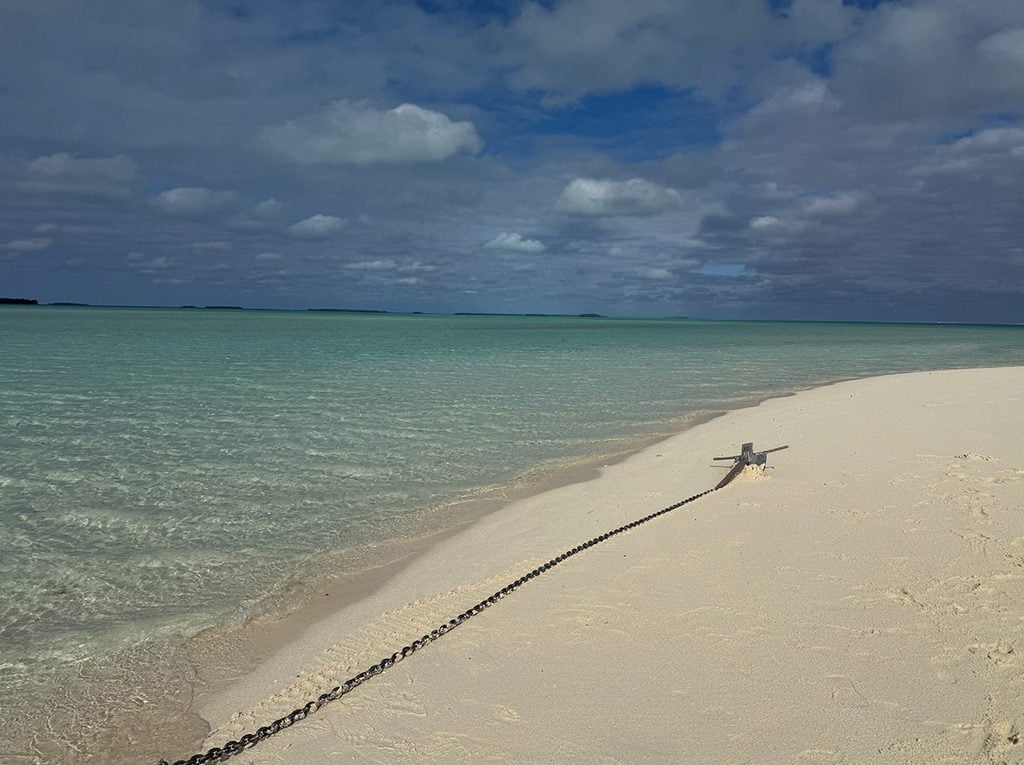 Anchored on Honeymoon Island