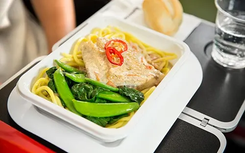 Qantas economy meal